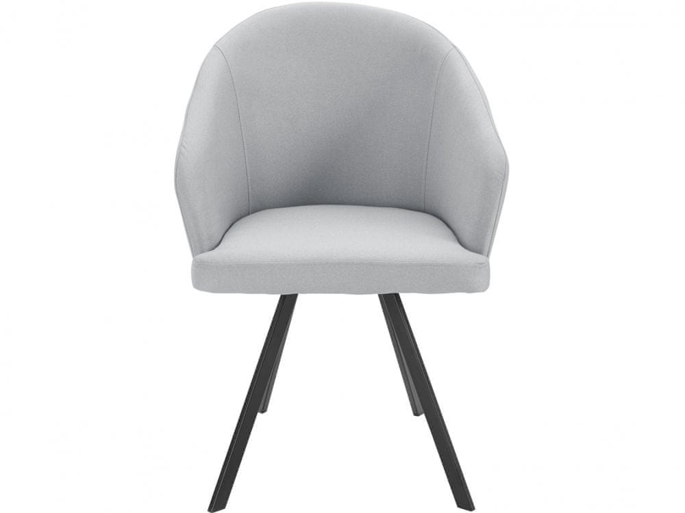 Danish Style Jedálenská stolička Milan (SET 2 ks), šedá